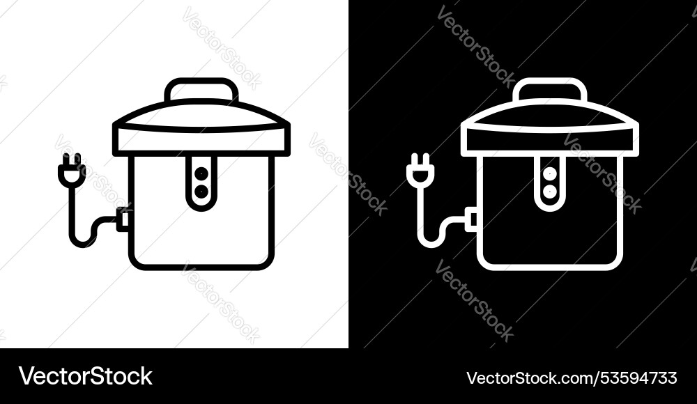 Garbage disposal thin line icon set Vector Image