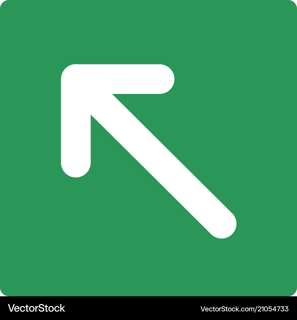 Pointer arrow in modern flat style button Pointer arrow in modern flat style button Vector Image