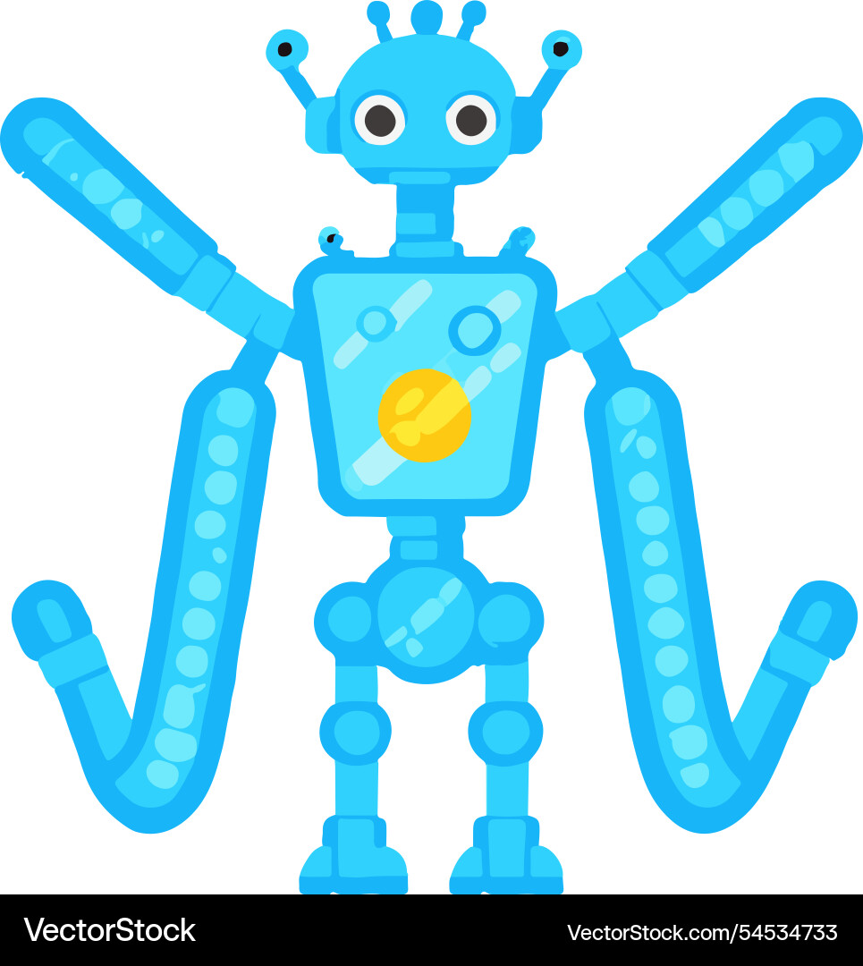 Robot neuralsystems machine technology smartdrive Robot neuralsystems machine technology smartdrive vector image