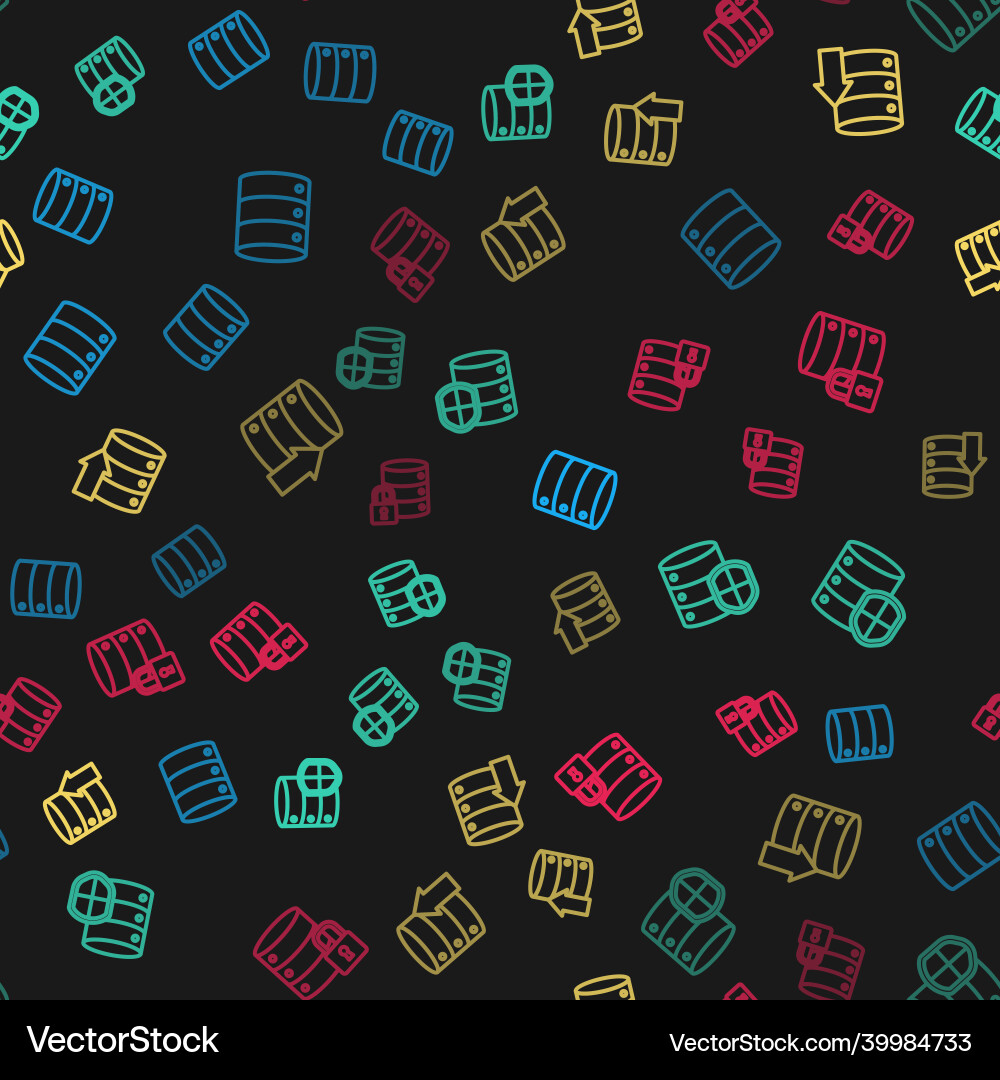 Set line server data web hosting with shield Set line server data web hosting with shield vector image