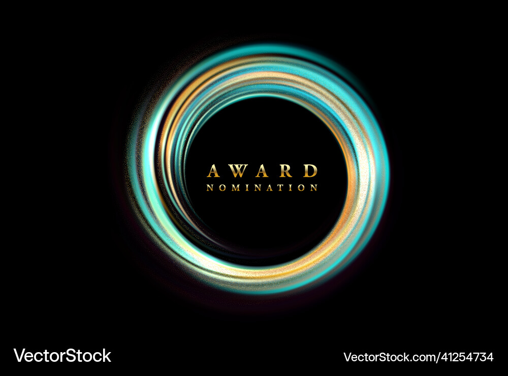 Abstract shiny color gold wave design element Abstract shiny color gold wave design element vector image