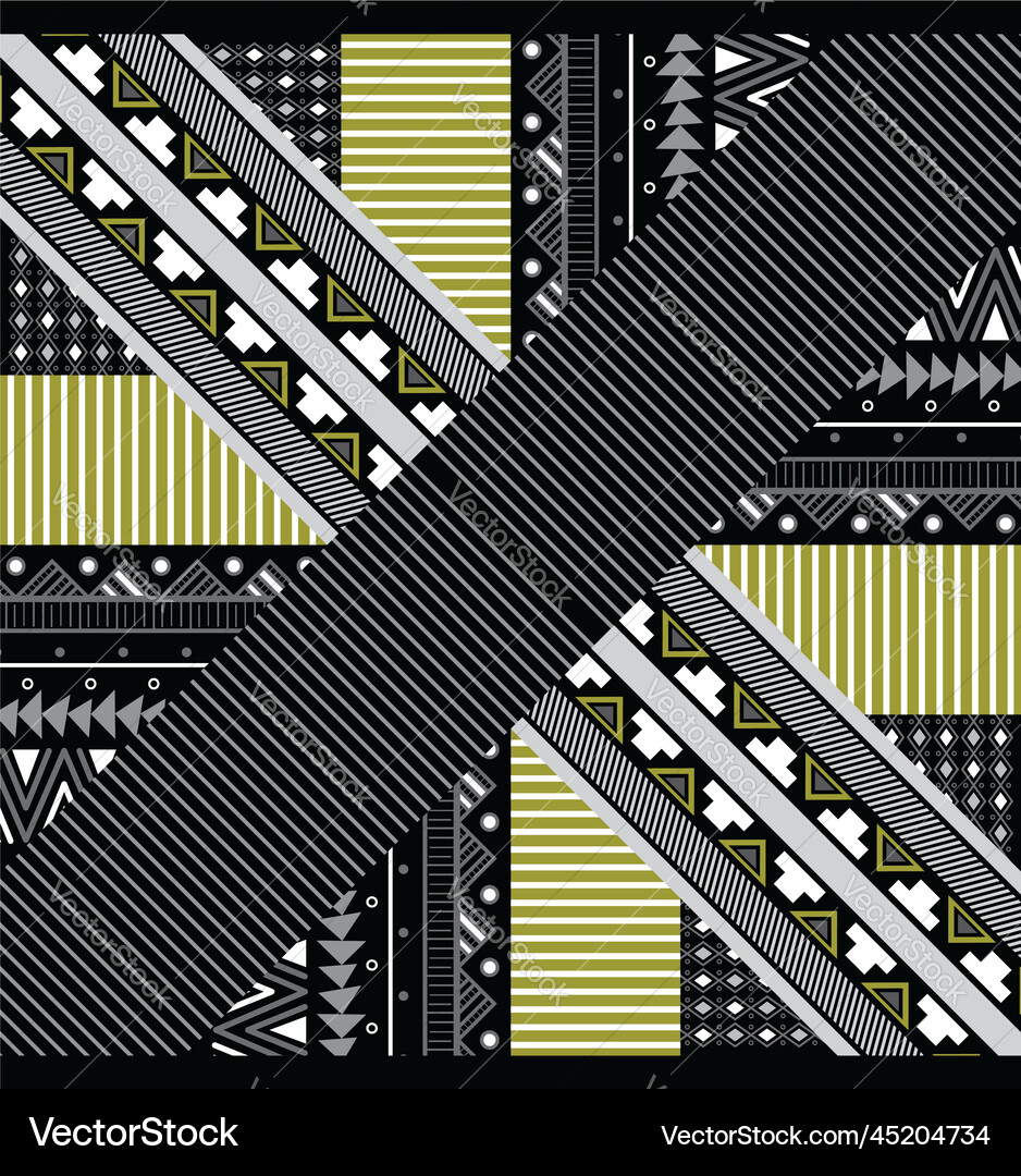 Ethnic pattern with gray lines and diagonal white Ethnic pattern with gray lines and diagonal white Vector Image