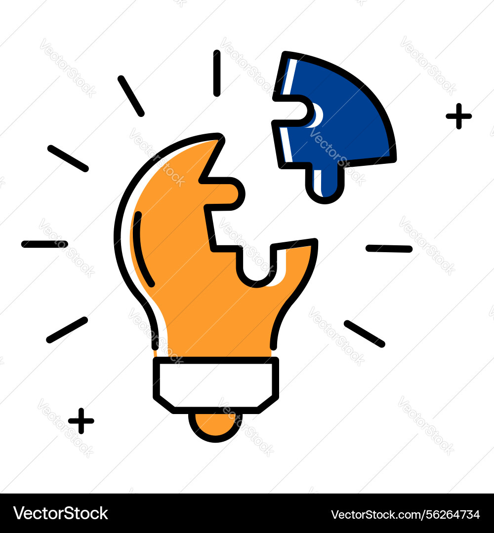 Problem Solving Strategy Icon vector image