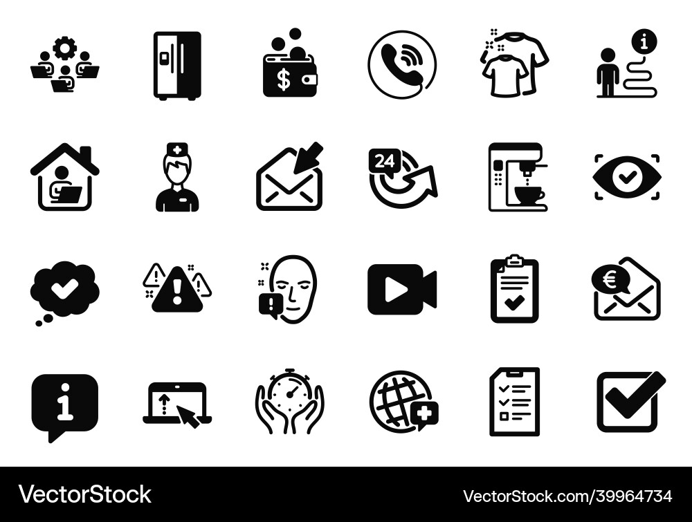 Set of business icons related to checkbox Set of business icons related to checkbox Vector Image