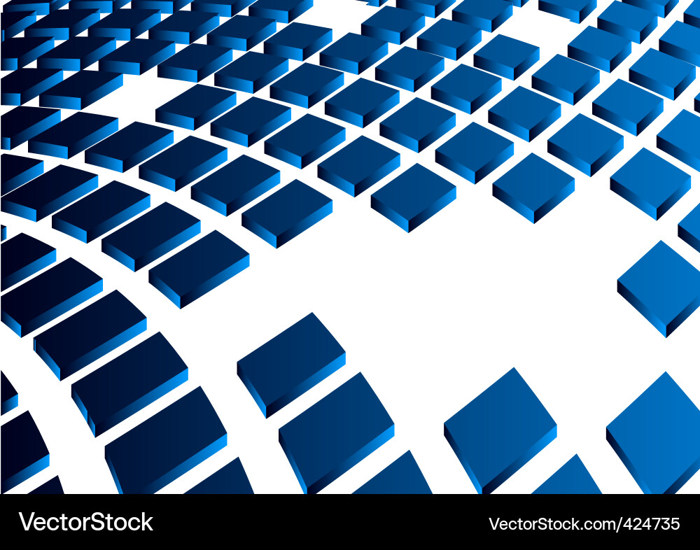 Abstract Metallic Square Background Vector Image