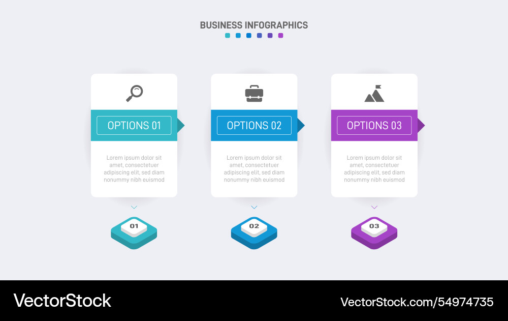 Horizontal progress bar featuring 3 arrow-shaped Horizontal progress bar featuring 3 arrow-shaped vector image