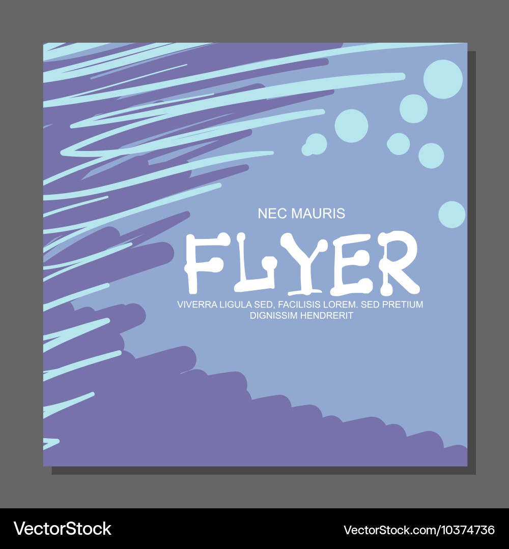 Abstract flyer with space for text it can be used Vector Image