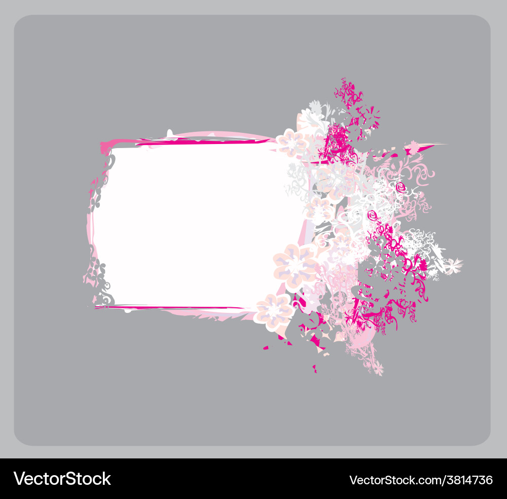 Abstract frame with space for your text vector image