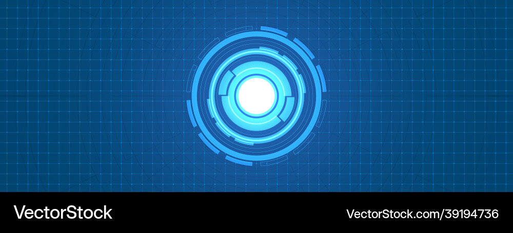Abstract overlap circle digital background smart Abstract overlap circle digital background smart Vector Image