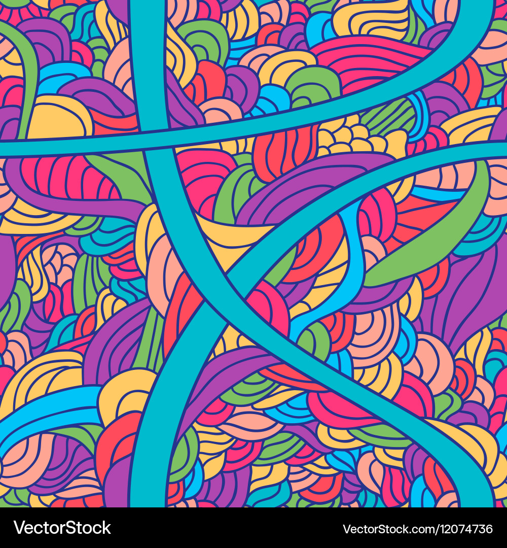 Abstract seamless patterns vector image