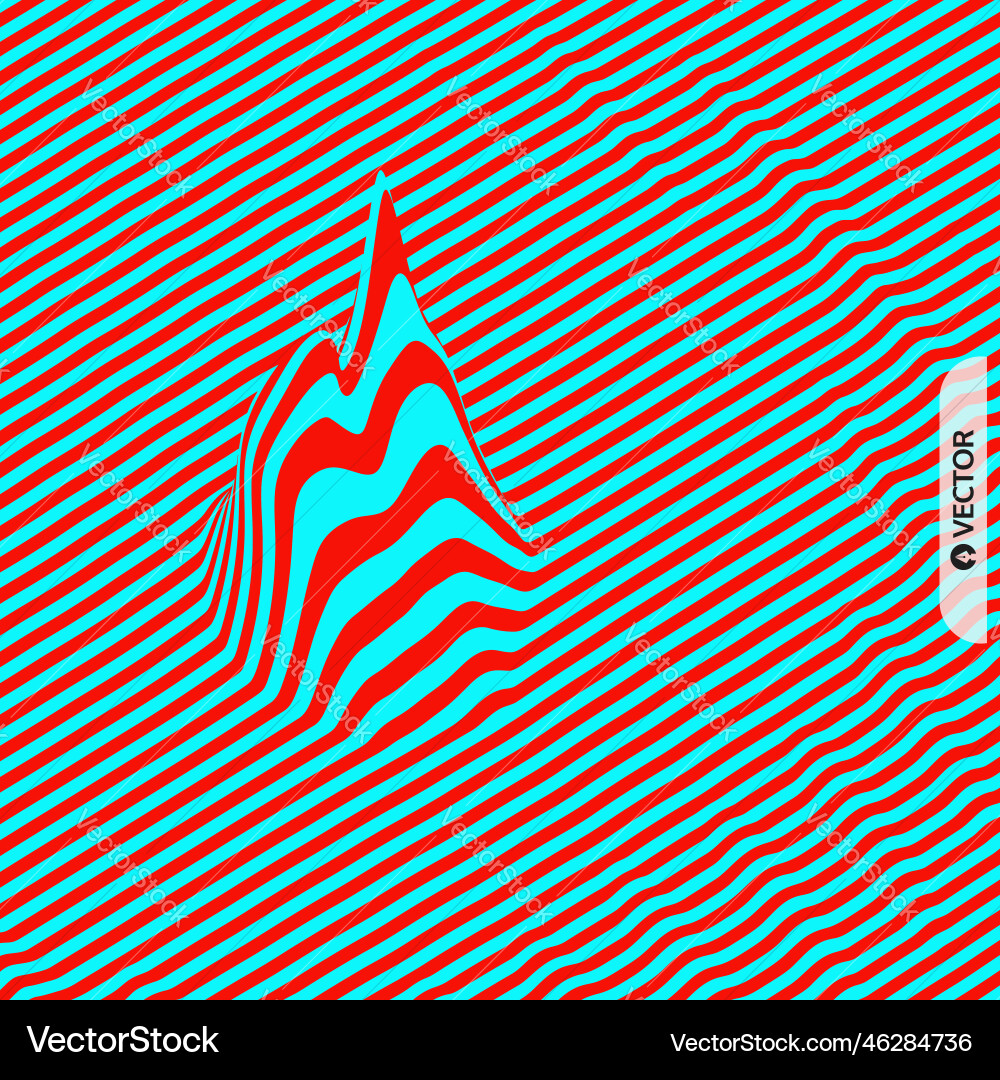 Glitch abstract background distortion effect bug Glitch abstract background distortion effect bug vector image