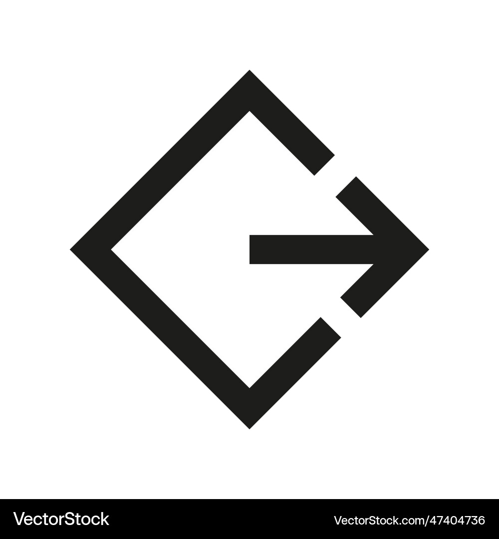 Share icon with square and arrow Share icon with square and arrow Vector Image