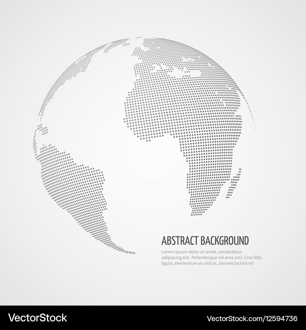 World map infographics template Vector Image