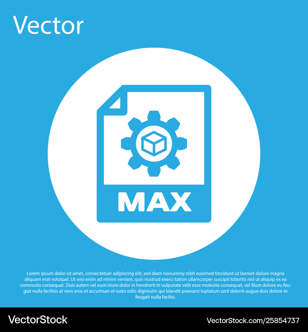 Blue max file document icon download button Blue max file document icon download button vector image