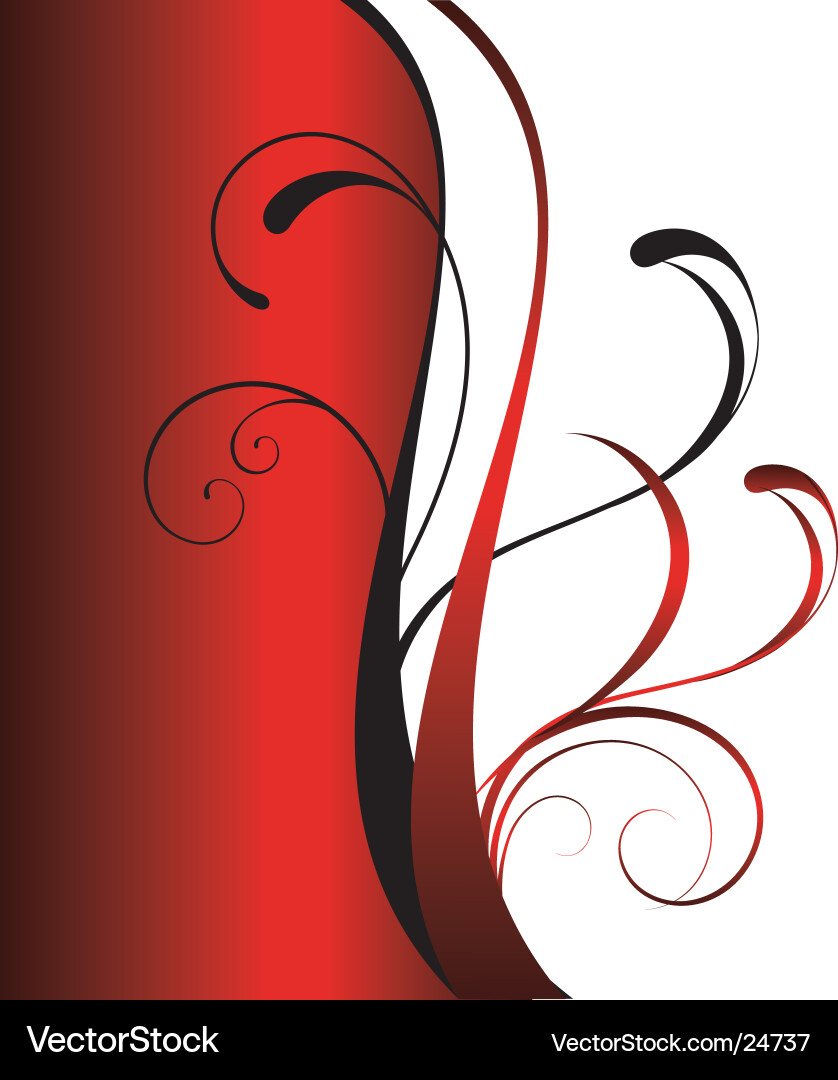 Elegant Swirl Element Vector Image