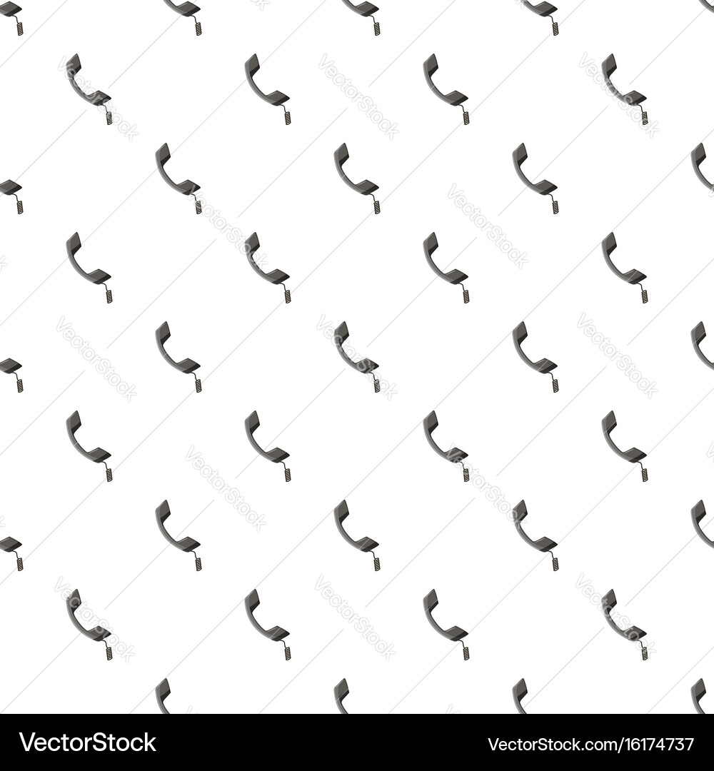 Handset pattern seamless vector image