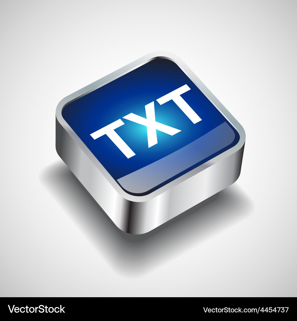 Icon format button file document vector image