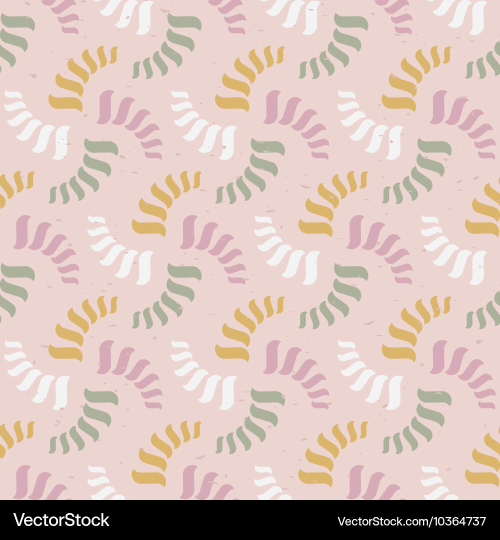Seamless abstract pattern colorful spirals Vector Image