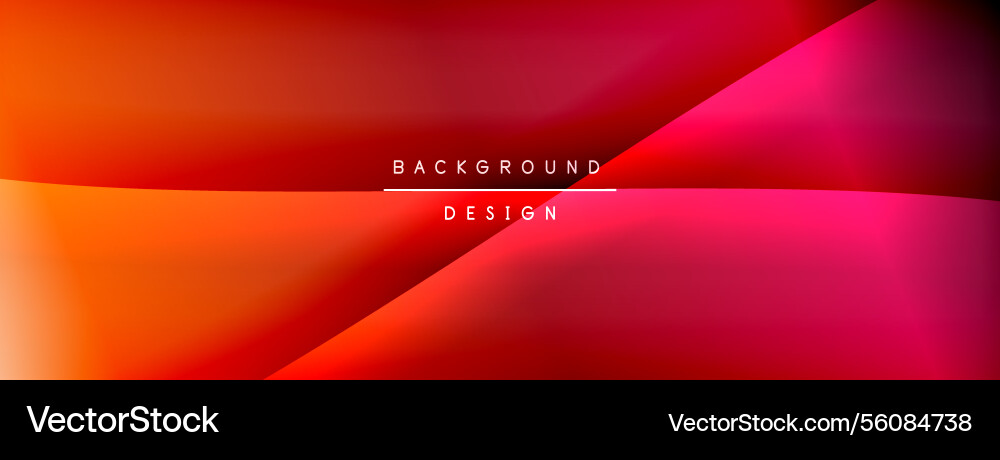 Bright rainbow style color gradient with curve vector image