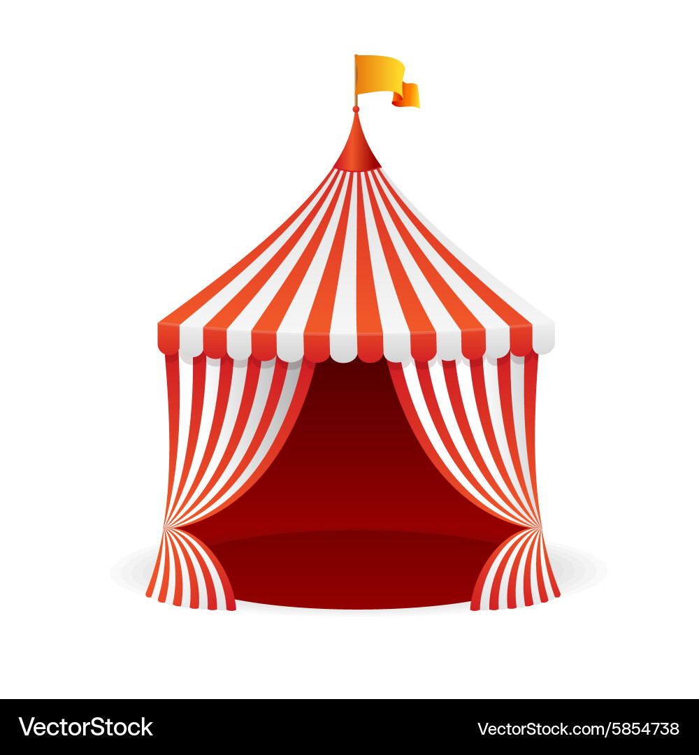 Circus tent Royalty Free Vector Image - VectorStock