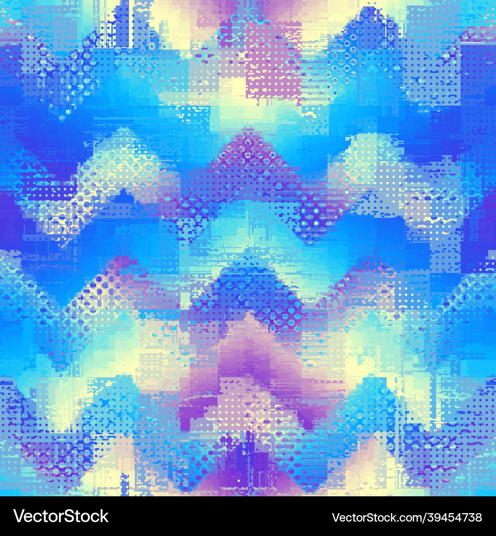 Image with imitation of grunge datamoshing Image with imitation of grunge datamoshing vector image