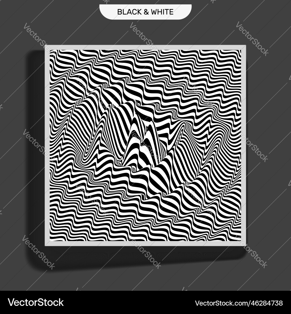 Waveform background surface distortion pattern Waveform background surface distortion pattern vector image