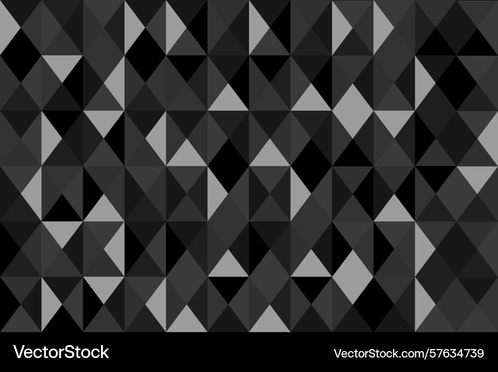 Geometric seamless pattern with black elements Vector Image