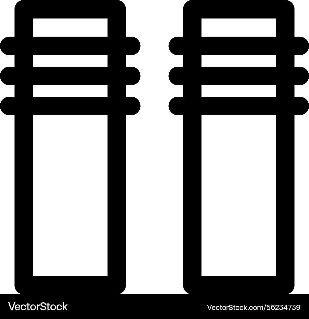 Pixel icon thin linear style design isolated Pixel icon thin linear style design isolated vector image