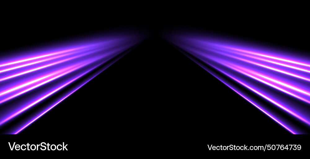 Purple neon light in motion dynamic slow shutter Purple neon light in motion dynamic slow shutter vector image