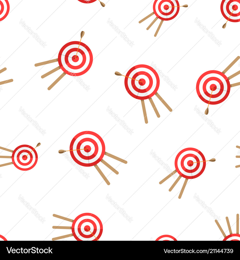 Target aim icon seamless pattern background Target aim icon seamless pattern background vector image