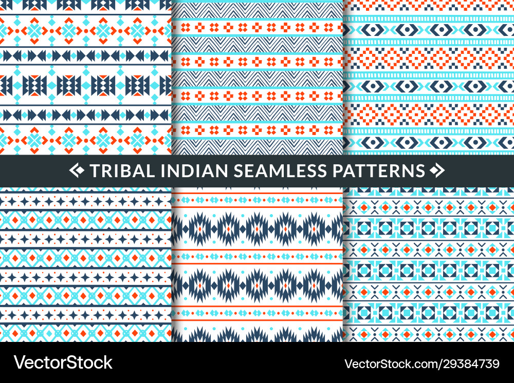 Tribal indian nahtlose Muster aztec maya Tribal indian nahtlose Muster aztec maya vektorbild