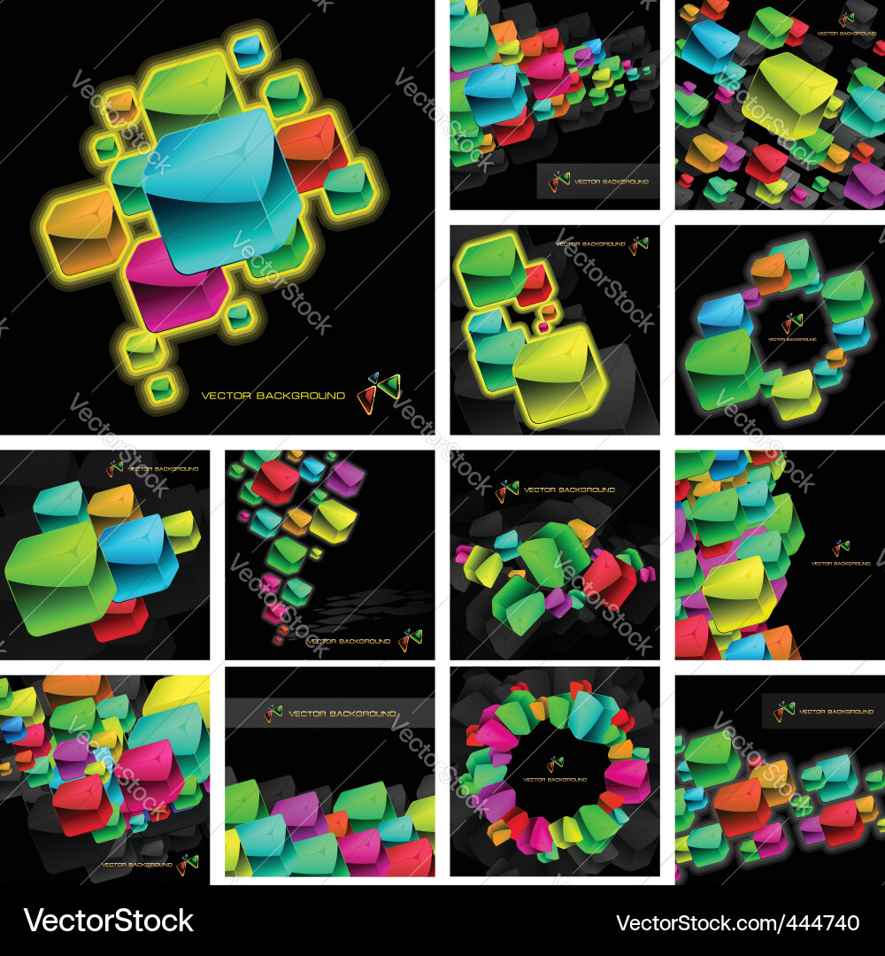 Abstract colorful background vector image