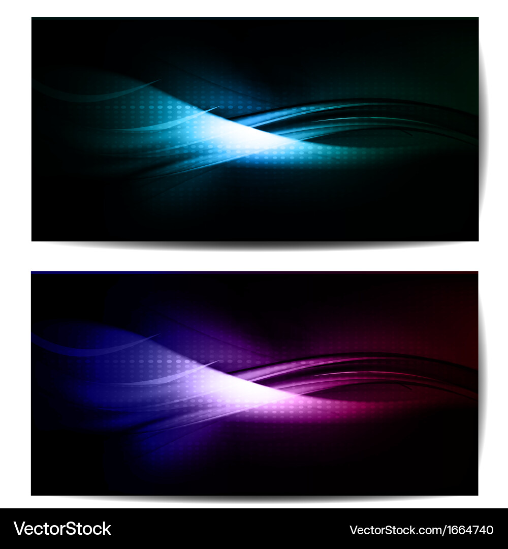 Dynamic Abstract Waves Background vector image