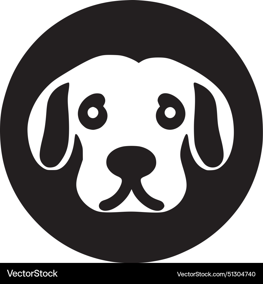 Hund - minimalistisches und flaches Logo Hund - minimalistisches und flaches Logo vektorbild