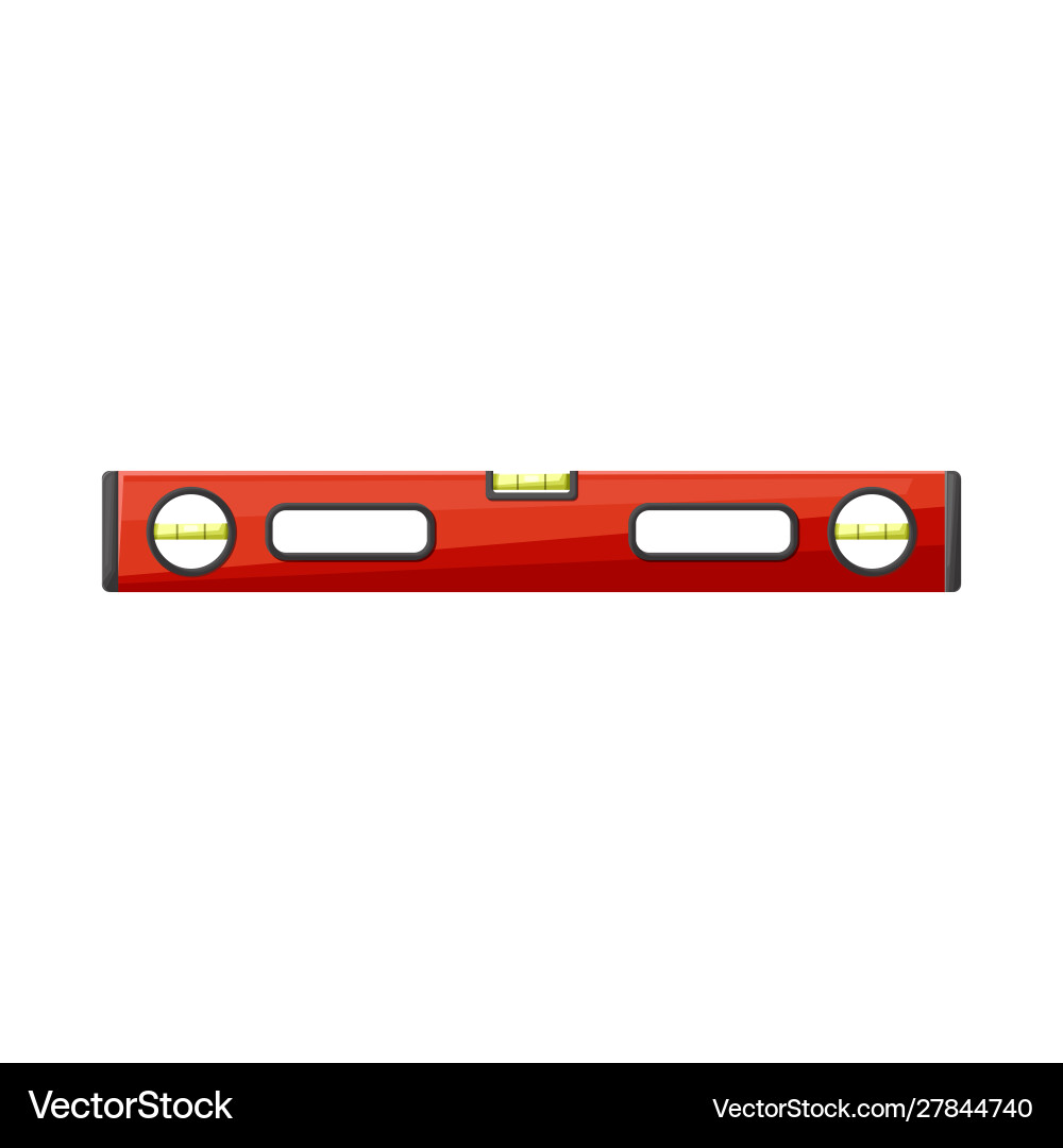 Isolated object level and measure icon graphic vector image