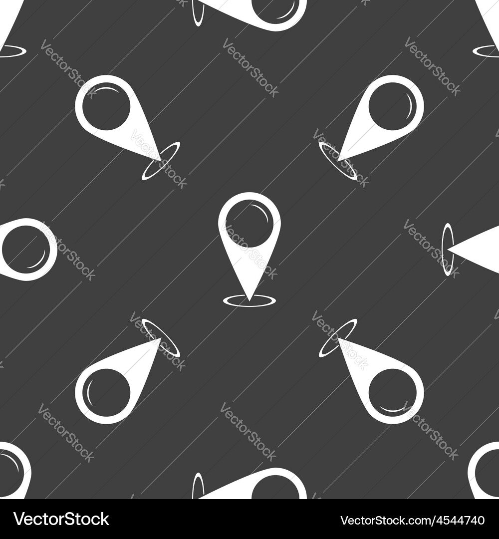 Map marker area pattern vector image
