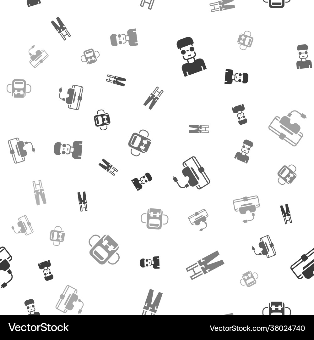 Set nerd geek pants with suspenders virtual Set nerd geek pants with suspenders virtual Vector Image