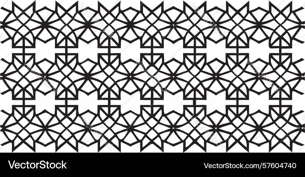 Symmetrical abstract geometric mesh pattern vector image