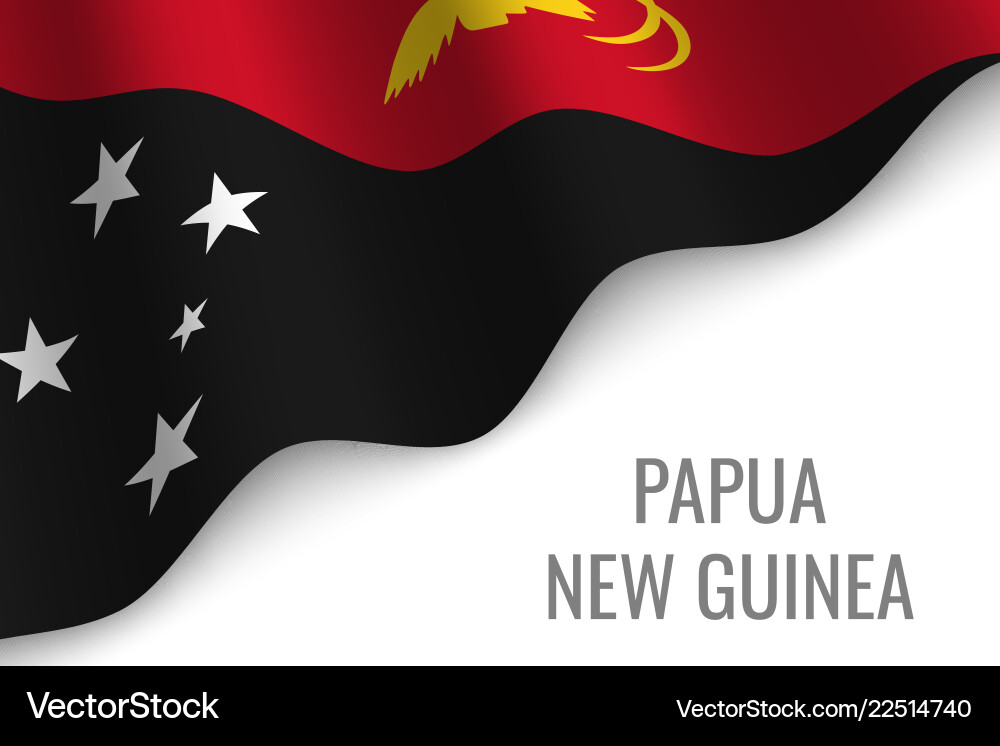 Waving flag with copyspace Vector Image