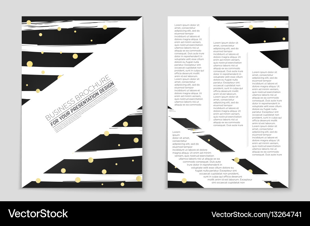 Abstract layout background set for art Vector Image