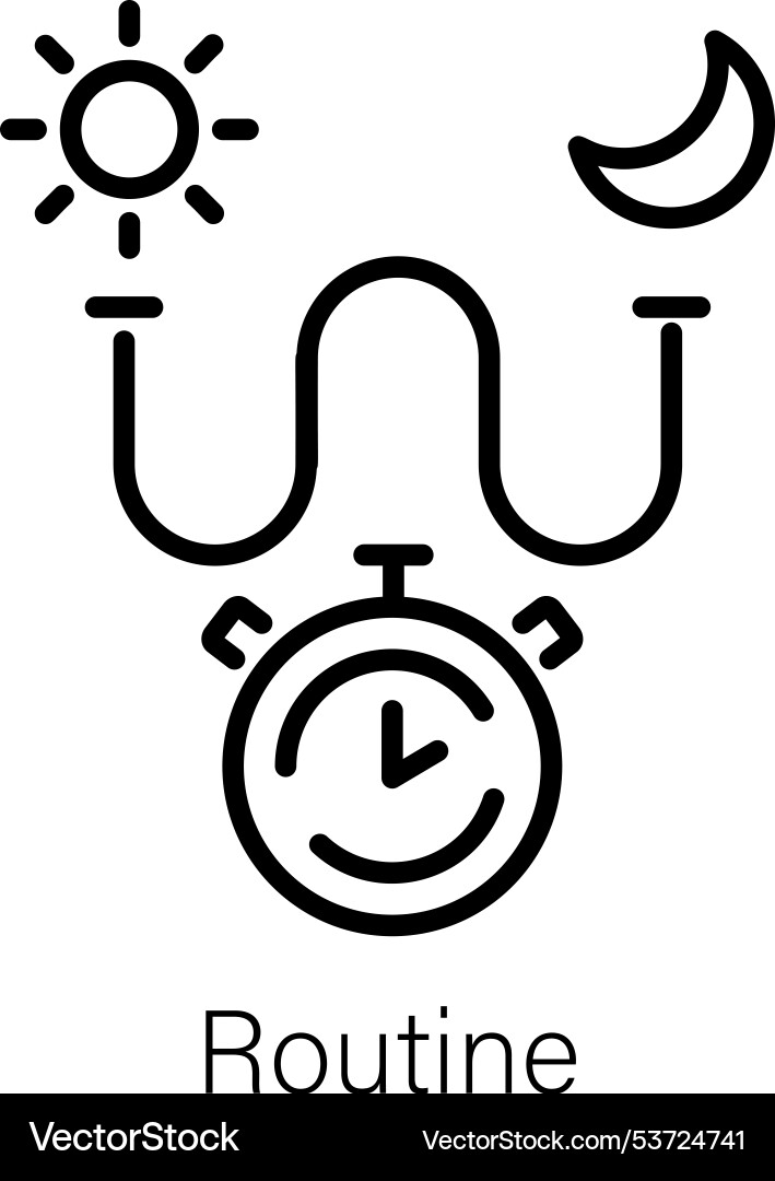 Routine vector image