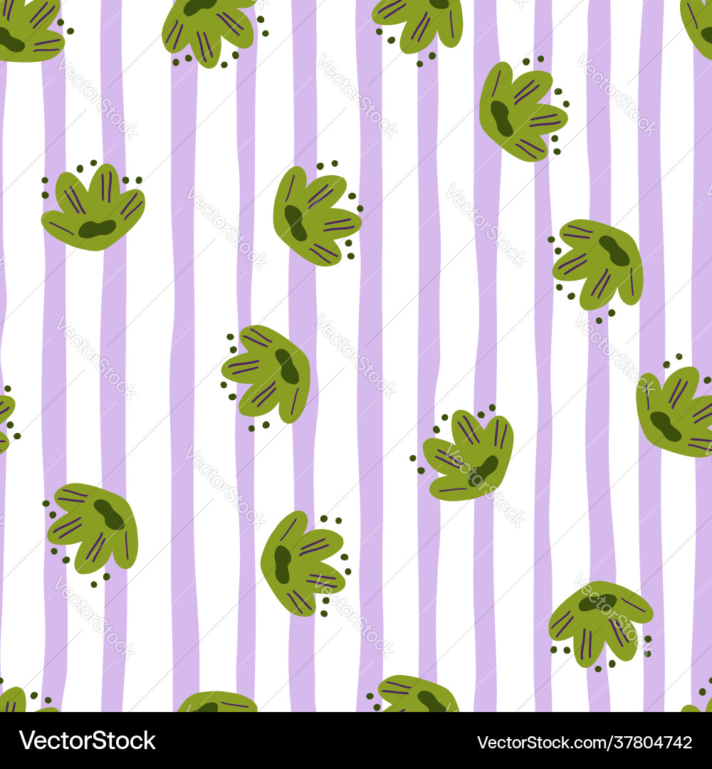 Bloom scrapbook seamless pattern with random Bloom scrapbook seamless pattern with random Vector Image