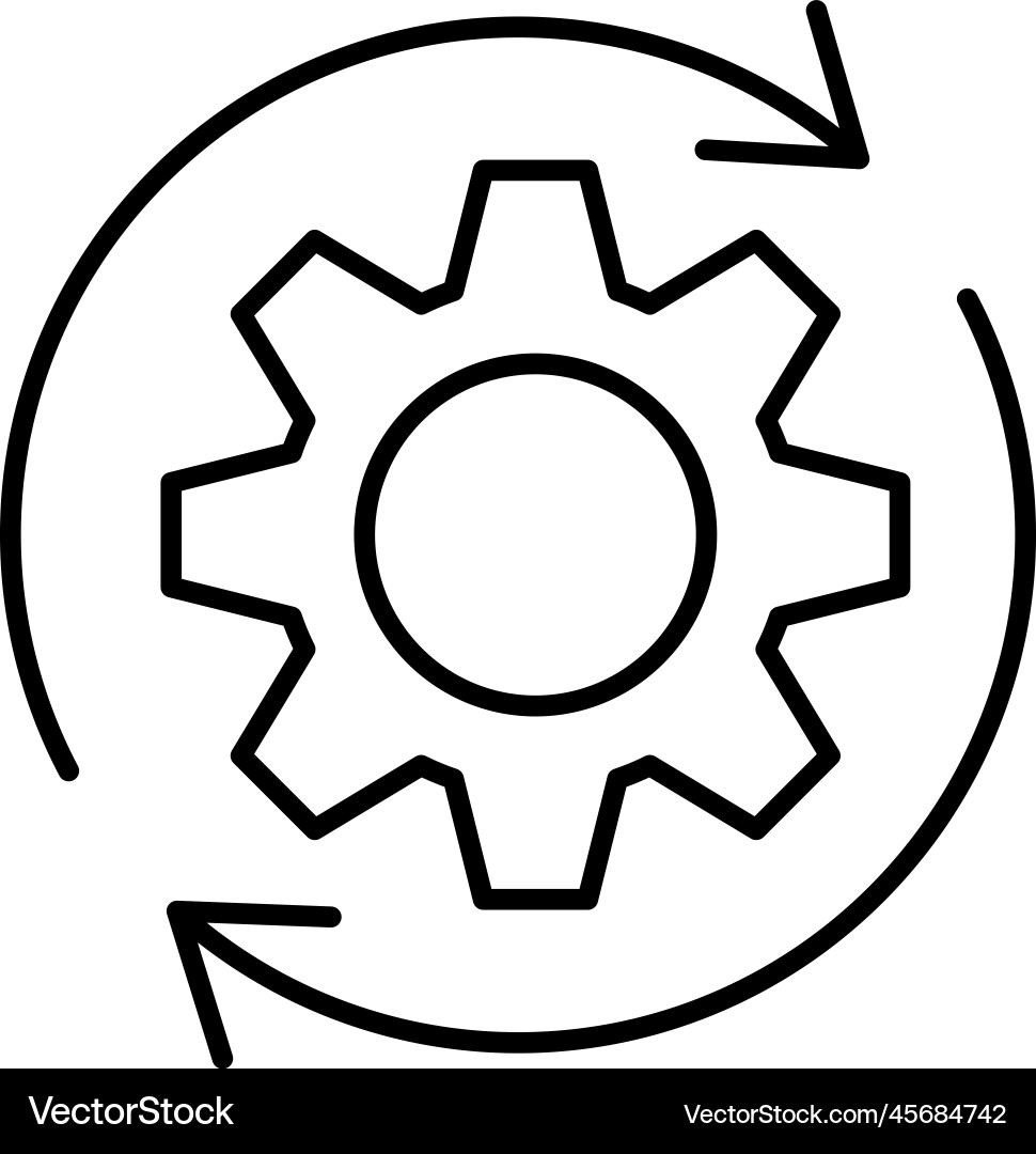 Development methodology repeat icon Development methodology repeat icon vector image