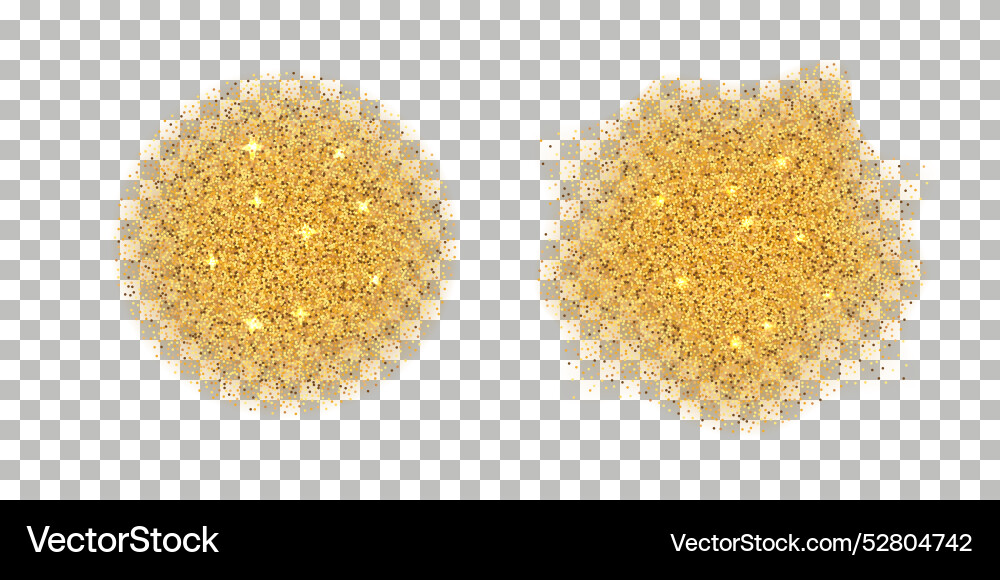 Gold glitter powder splash golden particles Gold glitter powder splash golden particles vector image