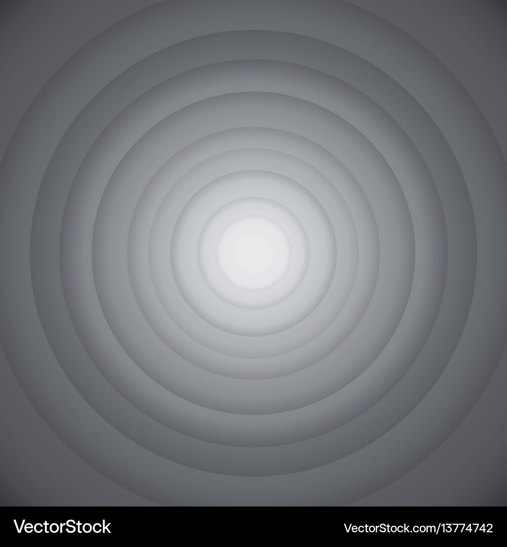 Gray Circular Abstract Gradient Background vector image
