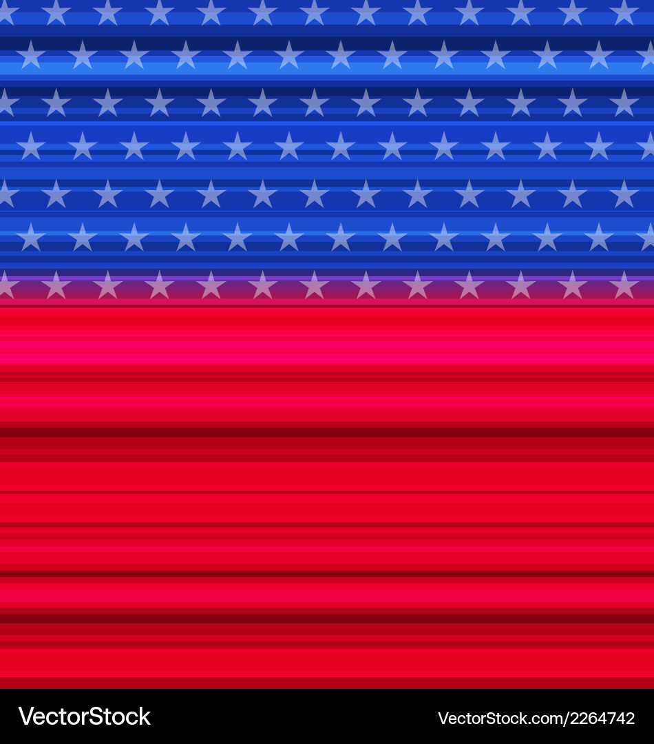 Red White Blue Stripes Patriotic Backdrop vector image