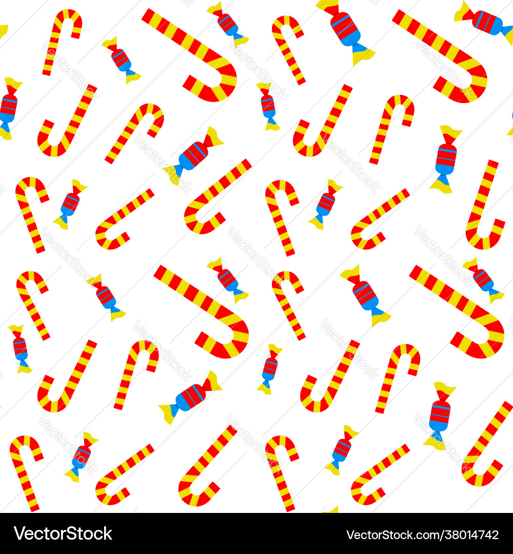 Seamless pattern in red and yellow tones Seamless pattern in red and yellow tones vector image