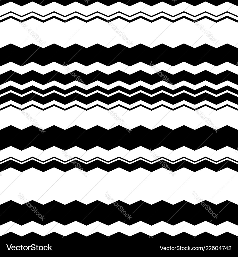 Wavy zigzag lines repeatable pattern - irregular Wavy zigzag lines repeatable pattern - irregular vector image
