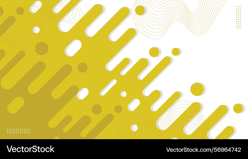 Yellow rounded lines background with abstract Yellow rounded lines background with abstract vector image