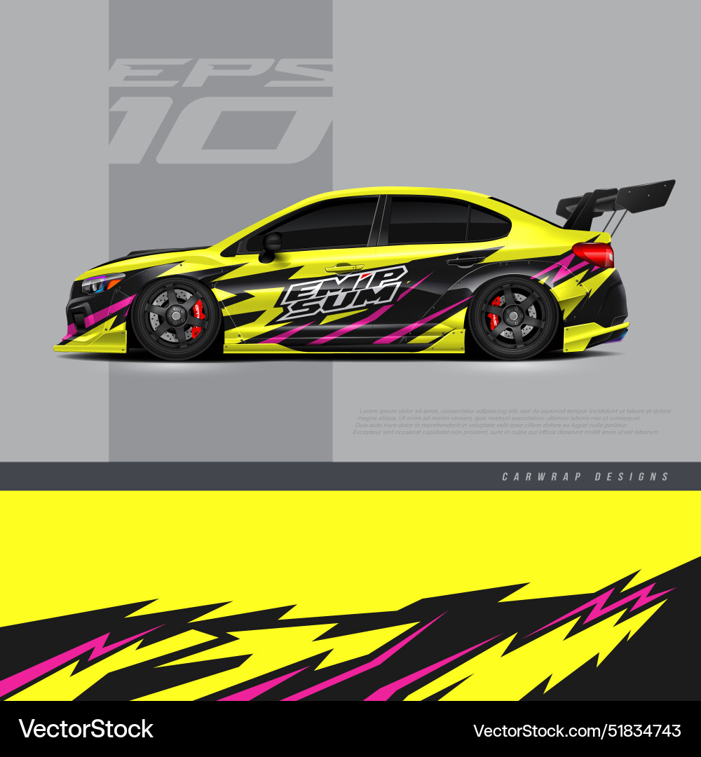 Car Wrap decal Grafik Design abstrakt Streifen Car Wrap decal Grafik Design abstrakt Streifen vektorbild